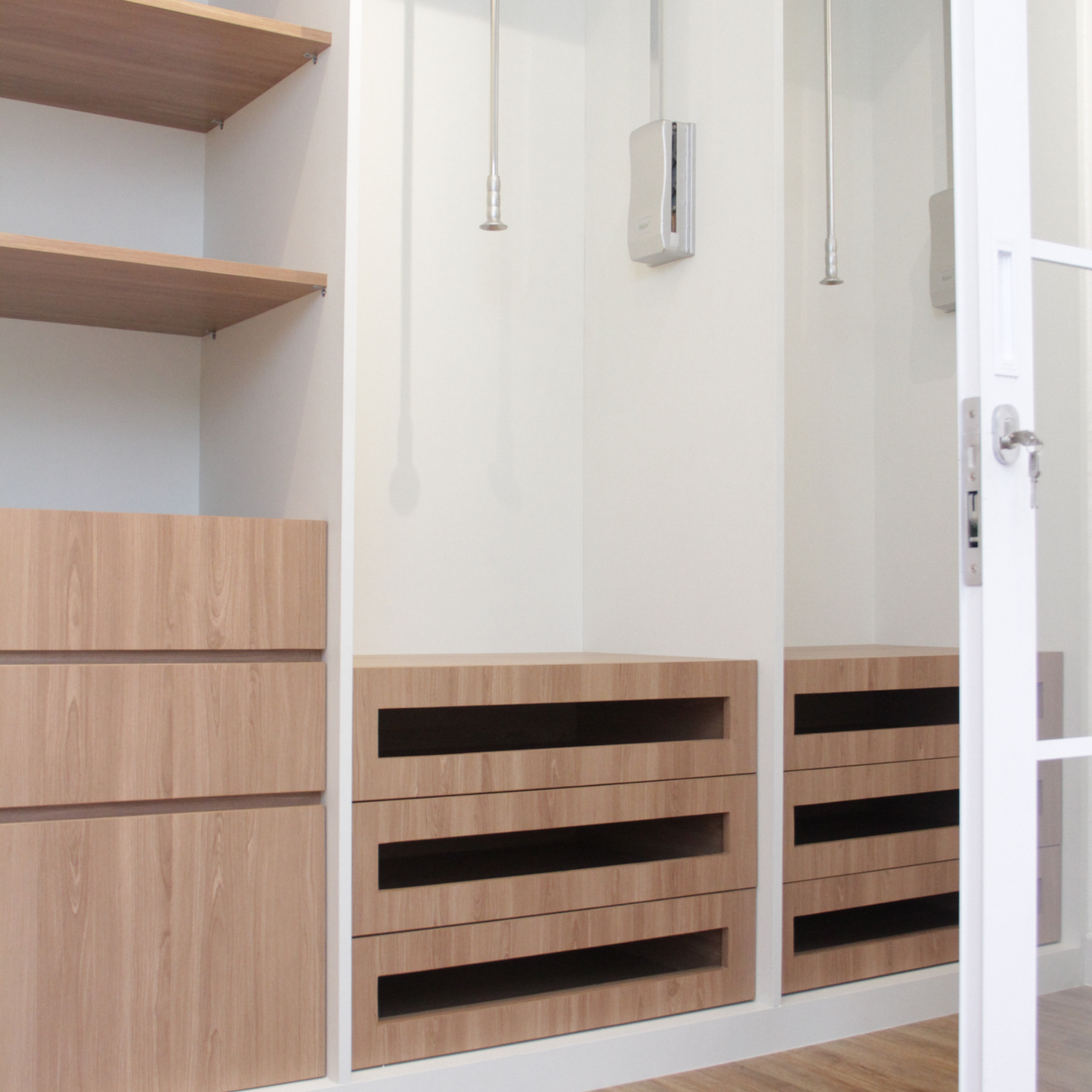 Mrs. L Scandinavian Walk-In Closet